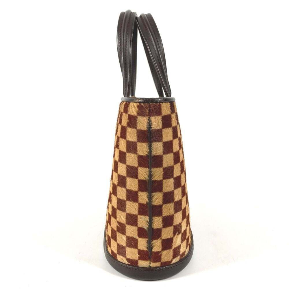 LOUIS VUITTON Brown Damier Leather Tote Bag - Picture 3 of 16